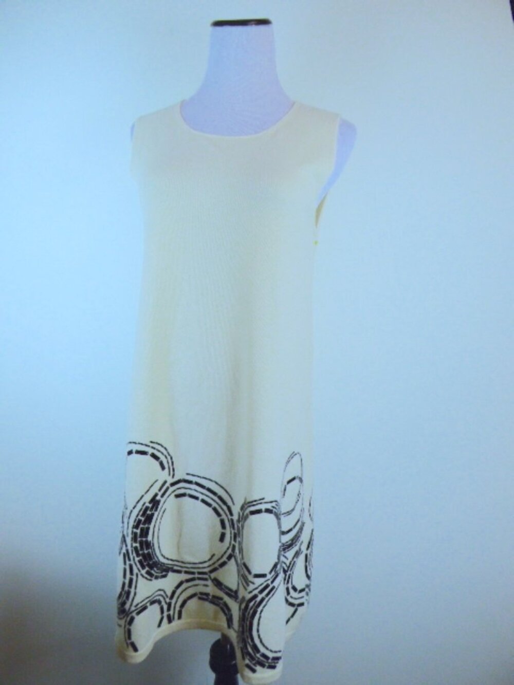 Saltaire Cashmere beaded sequin tunic sleeveless Sweater dress M